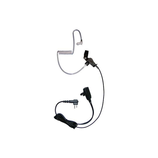 CRS - 2 Wire Long Airtube earpiece with Inline PTT/MIC (HYT)