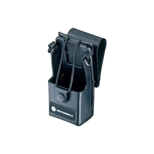 Motorola DEP450 - Leather Case w/ 2.5" Fixed Belt Loop