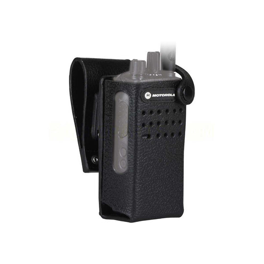 Motorola DP2400 - Hard leather Carry Case With 3" Swivel Belt Loop (No Display)